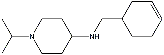 N-(cyclohex-3-en-1-ylmethyl)-1-(propan-2-yl)piperidin-4-amine Structure