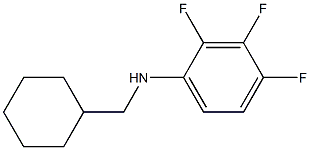 N-(cyclohexylmethyl)-2,3,4-trifluoroaniline 구조식 이미지