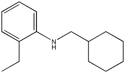 N-(cyclohexylmethyl)-2-ethylaniline Structure