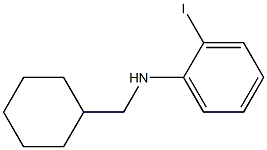 N-(cyclohexylmethyl)-2-iodoaniline 구조식 이미지