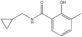 N-(cyclopropylmethyl)-2-hydroxy-3-methylbenzamide Structure