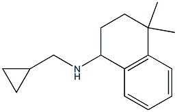 N-(cyclopropylmethyl)-4,4-dimethyl-1,2,3,4-tetrahydronaphthalen-1-amine 구조식 이미지