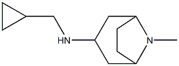 N-(cyclopropylmethyl)-8-methyl-8-azabicyclo[3.2.1]octan-3-amine Structure