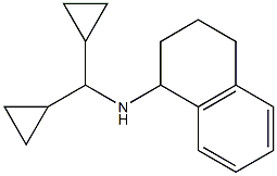 N-(dicyclopropylmethyl)-1,2,3,4-tetrahydronaphthalen-1-amine Structure