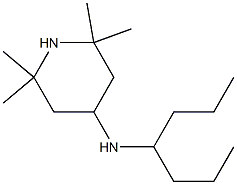 N-(heptan-4-yl)-2,2,6,6-tetramethylpiperidin-4-amine Structure