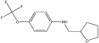 N-(oxolan-2-ylmethyl)-4-(trifluoromethoxy)aniline Structure