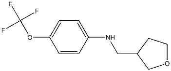 N-(oxolan-3-ylmethyl)-4-(trifluoromethoxy)aniline 구조식 이미지