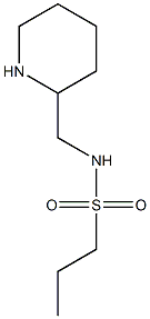 N-(piperidin-2-ylmethyl)propane-1-sulfonamide Structure