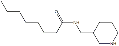 N-(piperidin-3-ylmethyl)octanamide 구조식 이미지