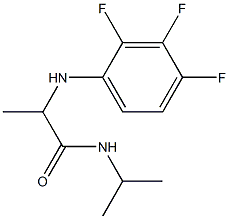 N-(propan-2-yl)-2-[(2,3,4-trifluorophenyl)amino]propanamide Structure