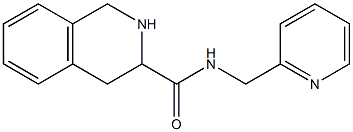 N-(pyridin-2-ylmethyl)-1,2,3,4-tetrahydroisoquinoline-3-carboxamide Structure