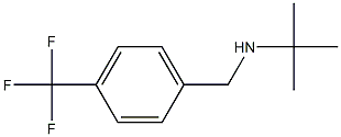 N-(tert-butyl)-N-[4-(trifluoromethyl)benzyl]amine 구조식 이미지