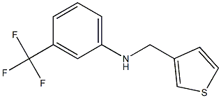 N-(thiophen-3-ylmethyl)-3-(trifluoromethyl)aniline Structure