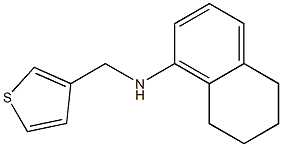 N-(thiophen-3-ylmethyl)-5,6,7,8-tetrahydronaphthalen-1-amine Structure