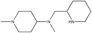 N,1-dimethyl-N-(piperidin-2-ylmethyl)piperidin-4-amine 구조식 이미지