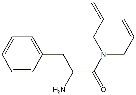 N,N-diallyl-2-amino-3-phenylpropanamide Structure