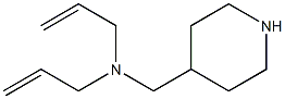 N,N-diallyl-N-(piperidin-4-ylmethyl)amine 구조식 이미지