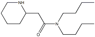 N,N-dibutyl-2-(piperidin-2-yl)acetamide Structure