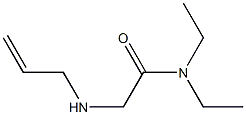 N,N-diethyl-2-(prop-2-en-1-ylamino)acetamide 구조식 이미지