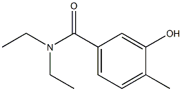 N,N-diethyl-3-hydroxy-4-methylbenzamide Structure