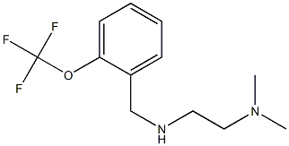 N,N-dimethyl-N'-[2-(trifluoromethoxy)benzyl]ethane-1,2-diamine 구조식 이미지