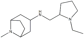 N-[(1-ethylpyrrolidin-2-yl)methyl]-8-methyl-8-azabicyclo[3.2.1]octan-3-amine 구조식 이미지