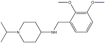 N-[(2,3-dimethoxyphenyl)methyl]-1-(propan-2-yl)piperidin-4-amine Structure