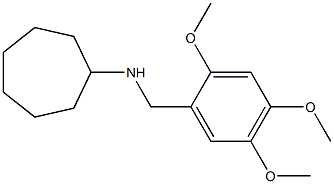 N-[(2,4,5-trimethoxyphenyl)methyl]cycloheptanamine Structure