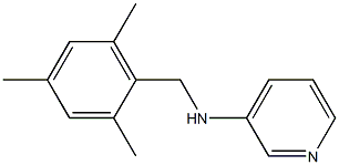 N-[(2,4,6-trimethylphenyl)methyl]pyridin-3-amine 구조식 이미지