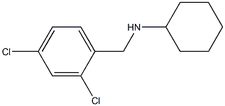 N-[(2,4-dichlorophenyl)methyl]cyclohexanamine Structure