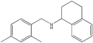 N-[(2,4-dimethylphenyl)methyl]-1,2,3,4-tetrahydronaphthalen-1-amine 구조식 이미지