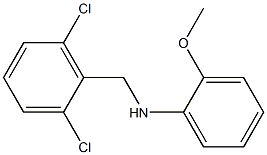 N-[(2,6-dichlorophenyl)methyl]-2-methoxyaniline Structure