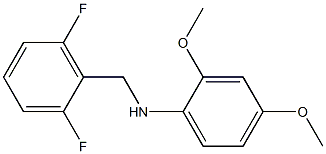 N-[(2,6-difluorophenyl)methyl]-2,4-dimethoxyaniline Structure