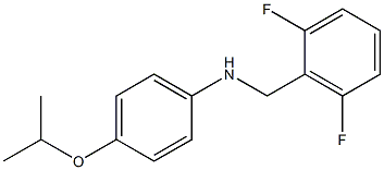 N-[(2,6-difluorophenyl)methyl]-4-(propan-2-yloxy)aniline 구조식 이미지