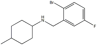 N-[(2-bromo-5-fluorophenyl)methyl]-4-methylcyclohexan-1-amine 구조식 이미지