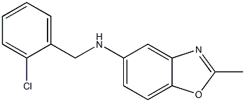 N-[(2-chlorophenyl)methyl]-2-methyl-1,3-benzoxazol-5-amine 구조식 이미지