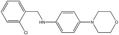 N-[(2-chlorophenyl)methyl]-4-(morpholin-4-yl)aniline 구조식 이미지