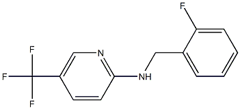 N-[(2-fluorophenyl)methyl]-5-(trifluoromethyl)pyridin-2-amine Structure