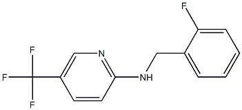 N-[(2-fluorophenyl)methyl]-5-(trifluoromethyl)pyridin-2-amine 구조식 이미지