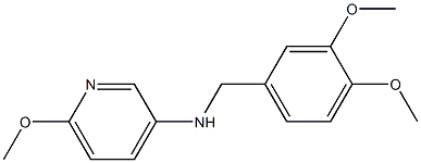 N-[(3,4-dimethoxyphenyl)methyl]-6-methoxypyridin-3-amine 구조식 이미지