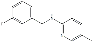 N-[(3-fluorophenyl)methyl]-5-methylpyridin-2-amine 구조식 이미지