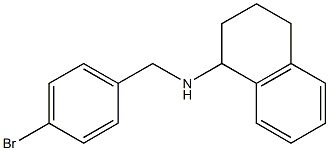 N-[(4-bromophenyl)methyl]-1,2,3,4-tetrahydronaphthalen-1-amine 구조식 이미지