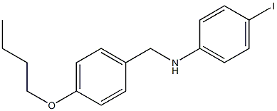 N-[(4-butoxyphenyl)methyl]-4-iodoaniline 구조식 이미지