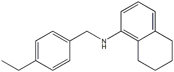 N-[(4-ethylphenyl)methyl]-5,6,7,8-tetrahydronaphthalen-1-amine Structure