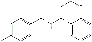 N-[(4-methylphenyl)methyl]-3,4-dihydro-2H-1-benzopyran-4-amine Structure