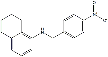 N-[(4-nitrophenyl)methyl]-5,6,7,8-tetrahydronaphthalen-1-amine Structure
