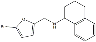 N-[(5-bromofuran-2-yl)methyl]-1,2,3,4-tetrahydronaphthalen-1-amine Structure