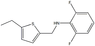 N-[(5-ethylthiophen-2-yl)methyl]-2,6-difluoroaniline 구조식 이미지