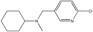 N-[(6-chloropyridin-3-yl)methyl]-N-methylcyclohexanamine Structure