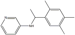 N-[1-(2,4,5-trimethylphenyl)ethyl]pyridin-3-amine 구조식 이미지